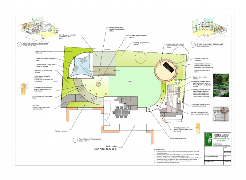 2 Maritime garden design plan